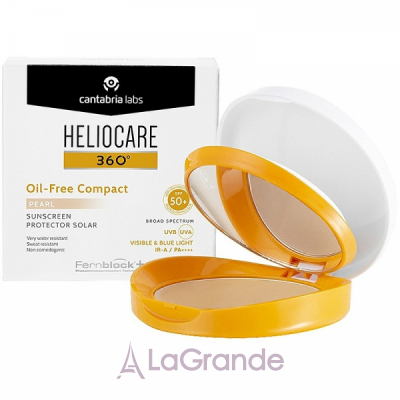 Cantabria Labs Heliocare 360 Oil Free Compact SPF50+    SPF50+