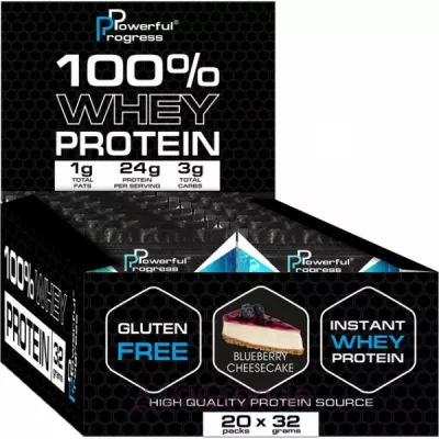 Powerful Progress 100% Whey Protein Instant Blueberry Cheesecake   