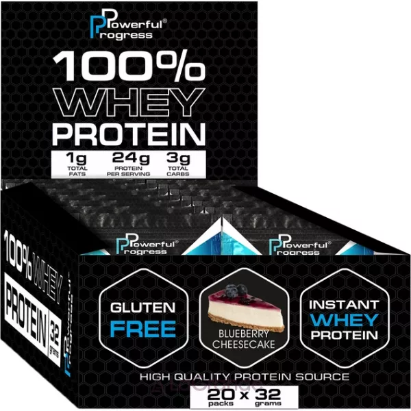 Powerful Progress 100% Whey Protein Instant Blueberry Cheesecake ������������ ������ 