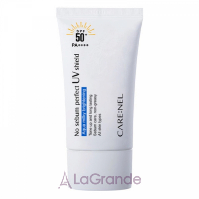 Carenel No Sebum Perfect UV Shield SPF 50+ PA++++     SPF 50+ PA++++