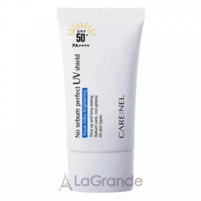 Carenel No Sebum Perfect UV Shield SPF 50+ PA++++     SPF 50+ PA++++