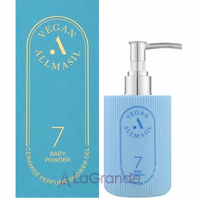 Allmasil 7 Ceramide Perfume Shower Gel Baby Powder      