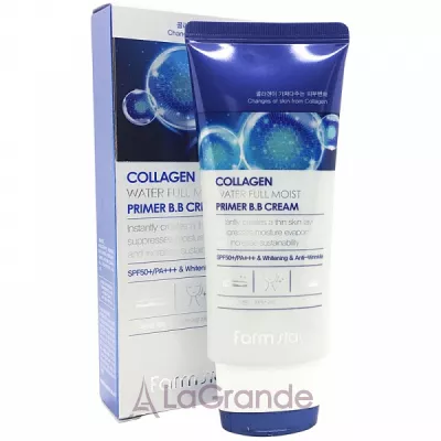 FarmStay Collagen Water Full Moist Primer BB Cream SPF 50+/PA +++  -   SPF 50+