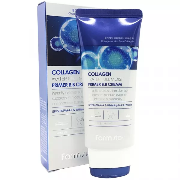FarmStay Collagen Water Full Moist Primer BB Cream SPF 50+/PA +++ �������������� ��-���� � ��������� SPF 50+