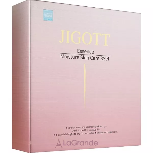 Jigott Essence Moisture Skin Care 3 Set ���� ��� ������� �� �������� � ���������� (toner150ml + lotion150ml + face cream50ml + toner30ml + lotion30ml)