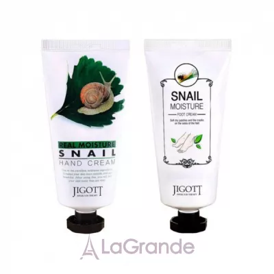 Jigott Real Moisture Hand & Foot Cream Set            (hand cream/100ml + foot cream/100ml)