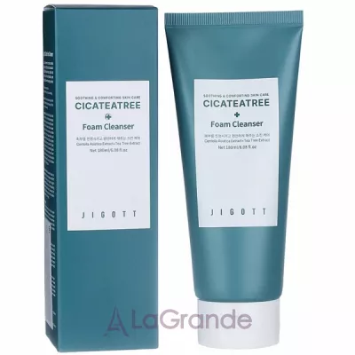 Jigott Cicateatree Foam Cleanser Asiatica Extract + Tea Tree Extract ϳ        
