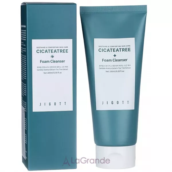 Jigott Cicateatree Foam Cleanser Asiatica Extract + Tea Tree Extract ϳ��� ��� �������� � ����������� ������� �� ������� ������