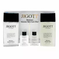 Jigott Moisture Homme Skin Care 2 Set ������� ����� ����������� ������� ��� ���� (����� 150 ��, ������ 150 ��, ����-����� 30 ��, ����-������ 30 ��)