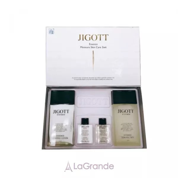 Jigott Moisture Homme Skin Care 2 Set �������� ���� �������������� ������ ��� ������� (����� 150 ��, ������ 150 ��, ����-����� 30 ��, ����-������ 30 ��)