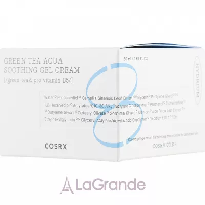Cosrx Hydrium Green Tea Aqua Soothing Gel Cream  -     