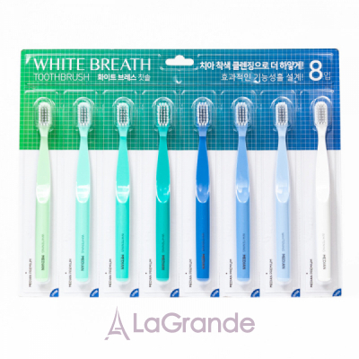 Median White Breath Toothbrush      