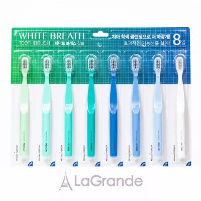 Median White Breath Toothbrush      