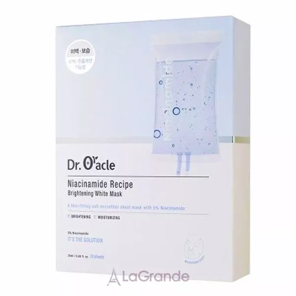 Dr. Oracle Niacinamide Recipe Brightening White Mask ����� ��� ������� �������� � ������������