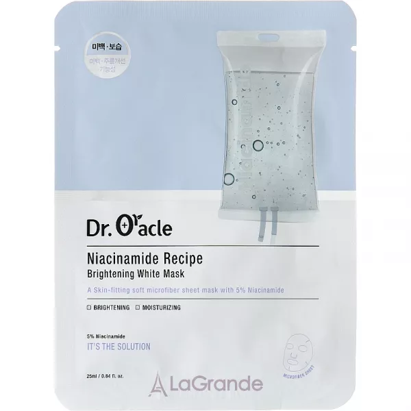 Dr. Oracle Niacinamide Recipe Brightening White Mask ����� ��� ������� �������� � ������������