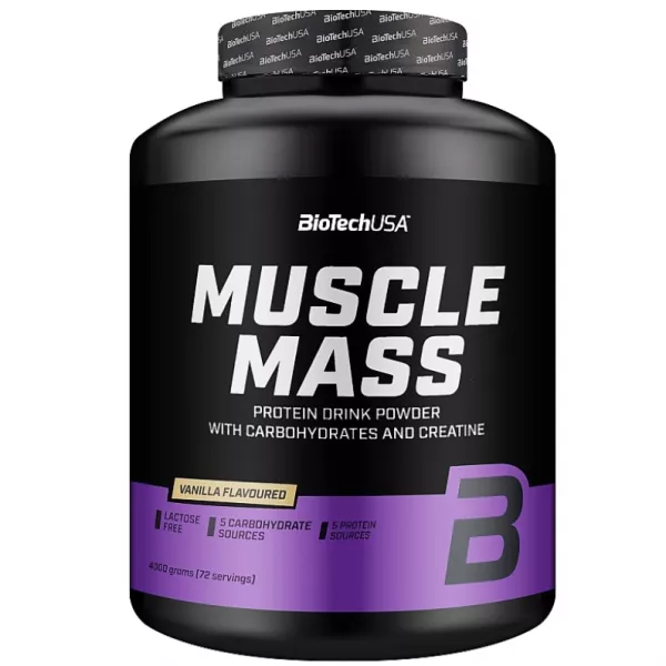 BioTech USA  Muscle Mass Drink Powder Vanilla ����������� �������� 