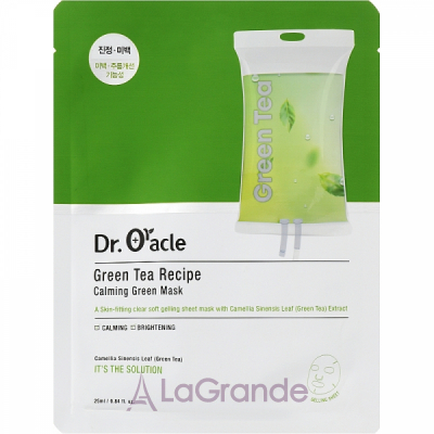 Dr. Oracle Green Tea Recipe Calming Green Mask        