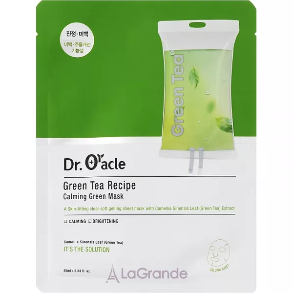 Dr. Oracle Green Tea Recipe Calming Green Mask �������� ����� ��� ������� � ���������� �������� ���