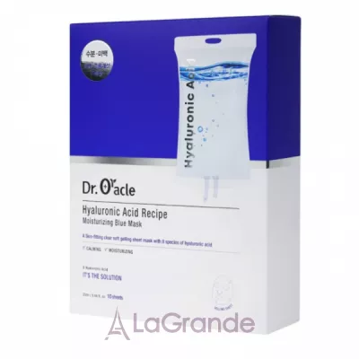 Dr. Oracle Hyaluronic Acid Recipe Moisrurizing Blue Mask         