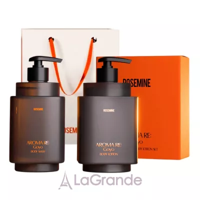 Kiss By Rosemine Aroma Re Goyo Body Set       (b/lot/300ml + sh/gel/300ml)