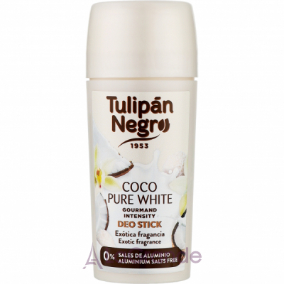 Tulipan Negro Autolift Gourmand Deo Stick Coco Pure White - 