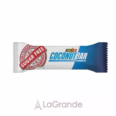 Power Pro Coconut Bar Sugar Free Coconut   