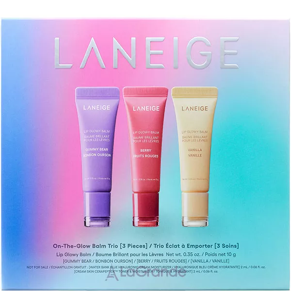 Laneige Lip Glowy Balm Trio Set ���� ��������� �������� ��� ���