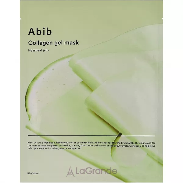 Abib Collagen Gel Mask Heartleaf Jelly ������ ����� � ��������� �� ���������� ���������