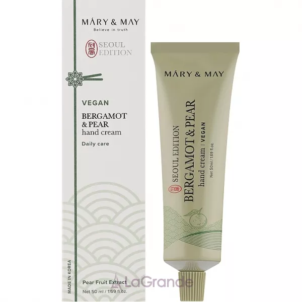 Mary & May Bergamot & Pear Hand Cream �������������� ���� ��� ��� � �������� ��������� �� �����