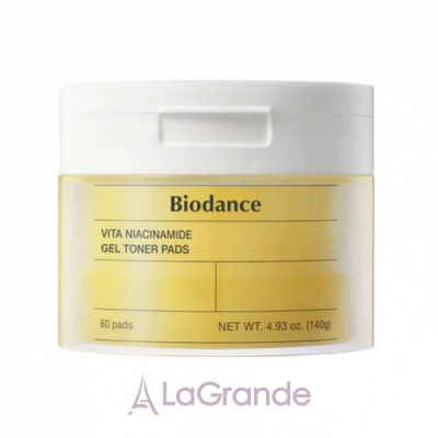 Biodance Vita Niacinamide Gel Toner Pads  -    