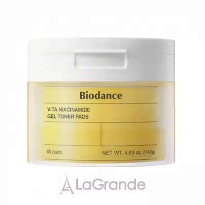 Biodance Vita Niacinamide Gel Toner Pads  -    