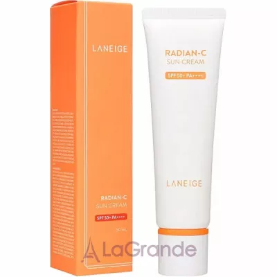 Laneige Radian-C Sun Cream SPF50+/PA++++      SPF50+/PA++++