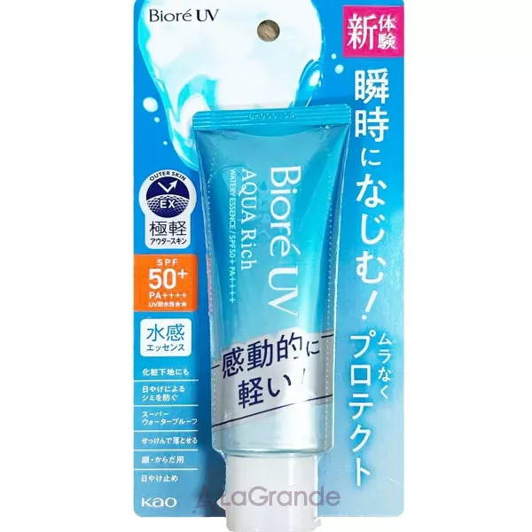 Kao Biore UV Aqua Rich Watery Essence SPF 50+ P� ++++ ������ �������������� �������� SPF 50+ P� ++++