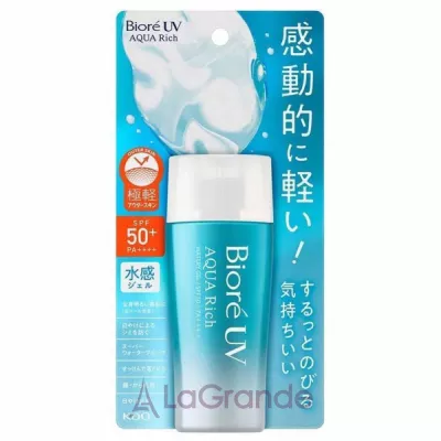 Kao Biore UV Aqua Rich Watery Gel SPF 50+ P ++++    SPF 50+ P ++++
