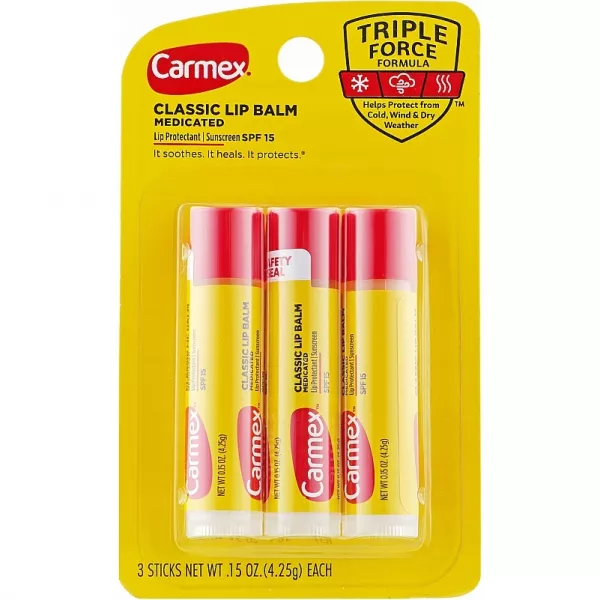 Carmex Classic Lip Balm SPF15 ����� ��������� ��� ��� (l/balm/3*4.25 g)