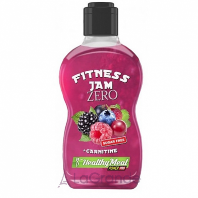 Power Pro Zero Fitnes Jam Sugar Free + L Carnitine Forest Berry -   