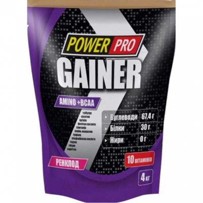 Power Pro Gainer     + 10 ³ 