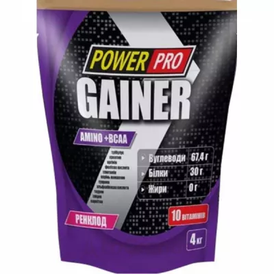 Power Pro Gainer     + 10 ³ 
