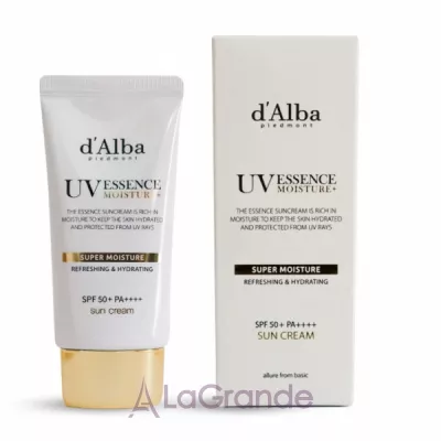 D'Alba Super Moisture Essence Sun Cream SPF 50+ PA++++     SPF 50+ PA++++
