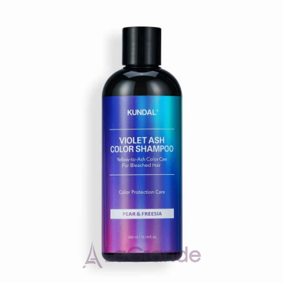 Kundal Violet Ash Color Shampoo Pear & Freesia     