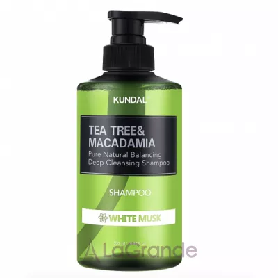 Kundal Tea Tree & Macadamia Deep Cleansing Shampoo White Musk        