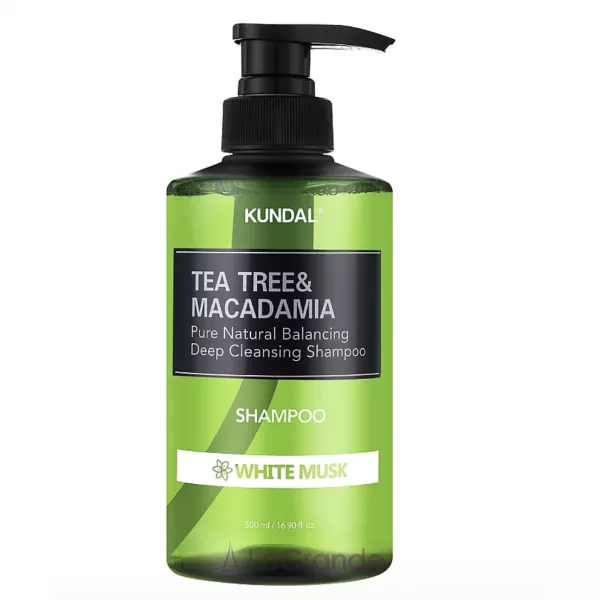 Kundal Tea Tree & Macadamia Deep Cleansing Shampoo White Musk ������� ������������� ��� �������� ������� ���� ������ 