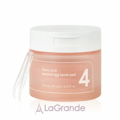 Numbuzin No.4 Pore Zero Peeled Egg Toner Pad -       