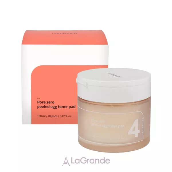 Numbuzin No.4 Pore Zero Peeled Egg Toner Pad �����-���� ��� ������� �� ����� ��������� ����� ���������