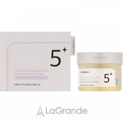 Numbuzin No.5 Vitamin-Niacinamide Concentrated Pad -    