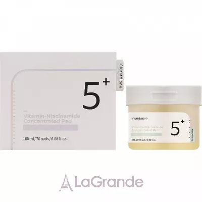 Numbuzin No.5 Vitamin-Niacinamide Concentrated Pad -    