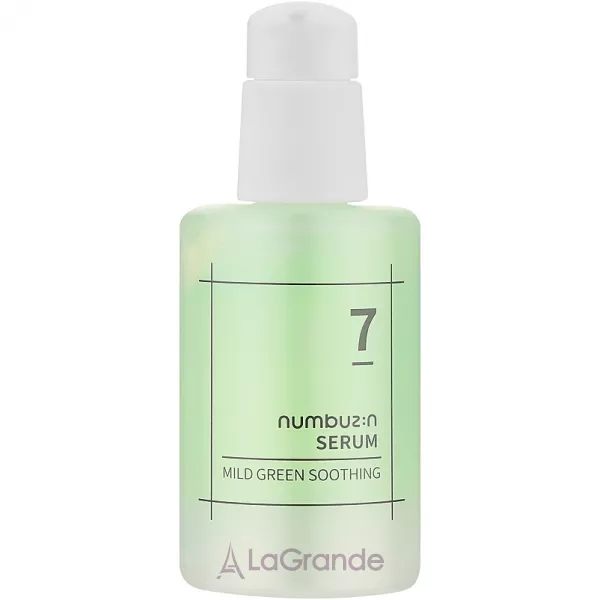 Numbuzin No.7 Mild Green Soothing Serum ����������� ��������� ��� ������� ���� �������