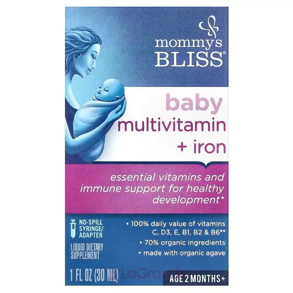 Mommy's Bliss Baby Multivitamin + Iron ������ ������������ � ������� ��� ����� �� 2 �������, � ����������� ������