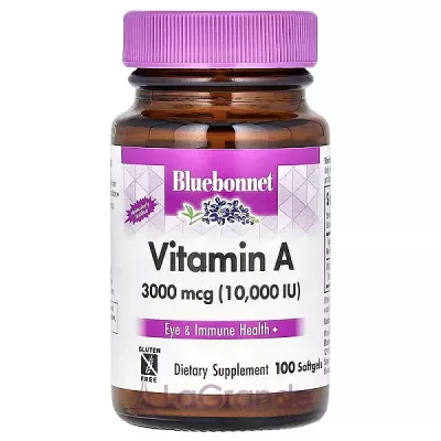 Bluebonnet Nutrition Vitamin A 3000 mcg (10000 IU) ĳ  