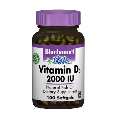 Bluebonnet Nutrition Vitamin D3 2000 IU   